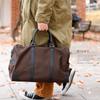 Gratante Boston Tasche für Herren und Groß aus Nylon und Echtem Leder für Eine oder Zwei Schultern oder mit Oberem Griff Stilvoll Mehrere Fächer Ideal für Business