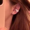 Super Sparkly Zirconia Pearl Ear Cuff – No Piercing Needed, High-End Girly Ear Accessory