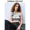 UR 2024 Autumn Women's Resort Style Sleeveless Knit Tank Top