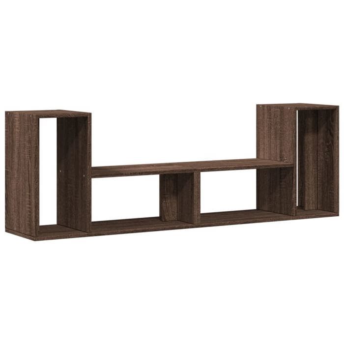 VidaXL TV Furniture 2 Pcs Brown Oak 75x30x50 Cm Engineered Wood, TV Stand, Media Cabinet, Entertainment Center, 840792