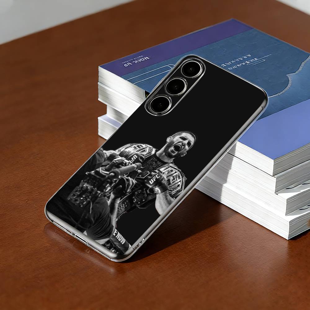 P4P Islam Makhachev-m Phone Case Transparent Silicone Soft For SamsungA10,12,20,21S,30,31,40,50,51,52,70,71