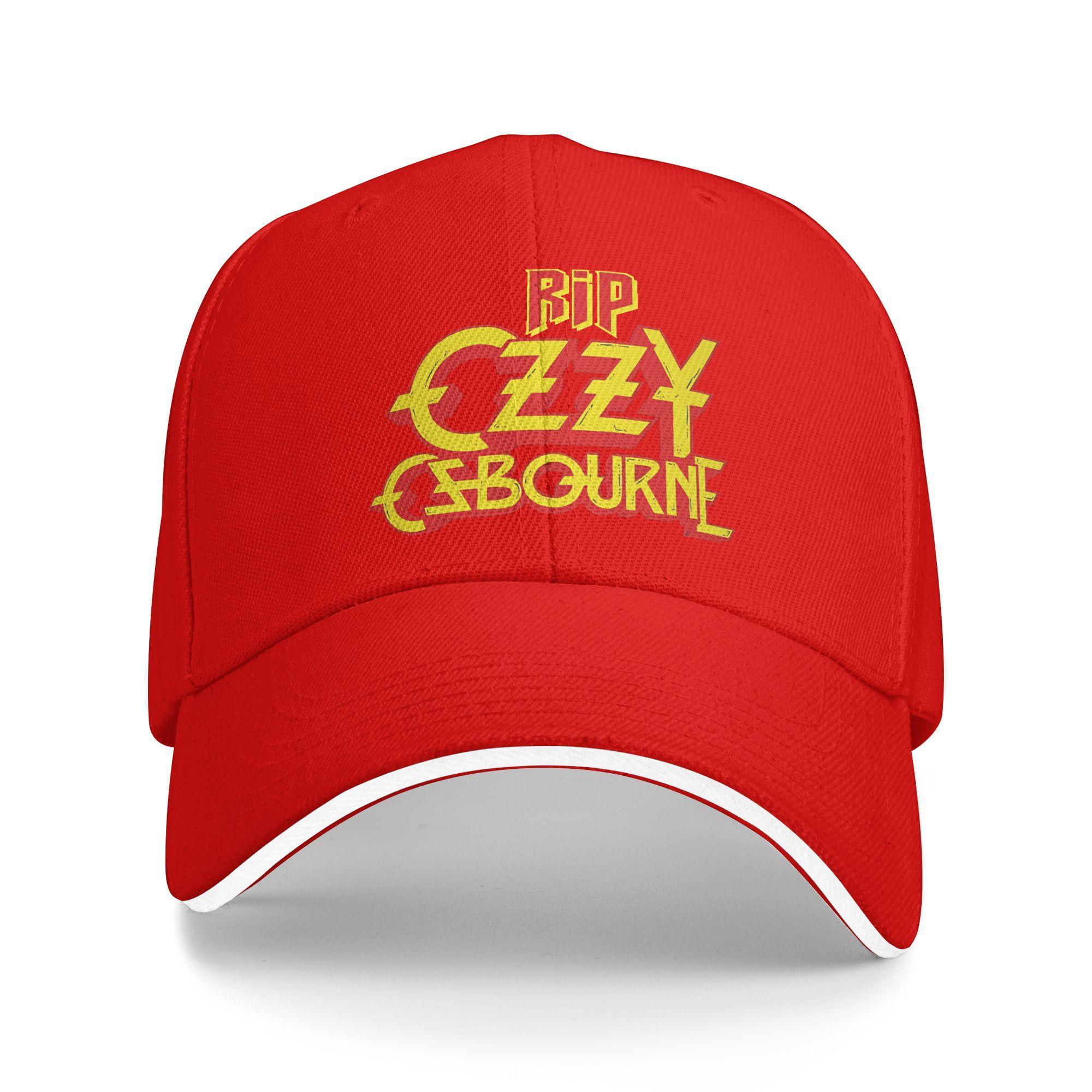 

Ozzy Osbourne Rip 1948-2025 Merch Unisex Women Baseball Cap Black Sabbaths Rock Band Dad Hat Casual Headwear Adjustable Fit Sun Cap One Size