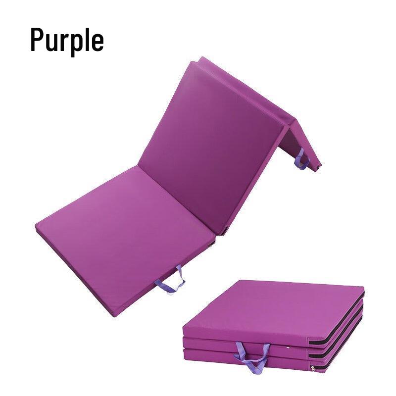 Junshi Tri-Fold Leather Yoga & Fitness Mat