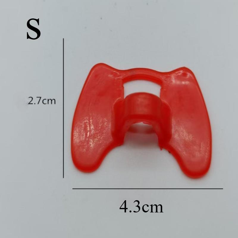 

20/50/100 шт. Куриные очки с не болтовыми зажимами, антиклевковые и боевые, не носовые, без болтов 20pcs белый