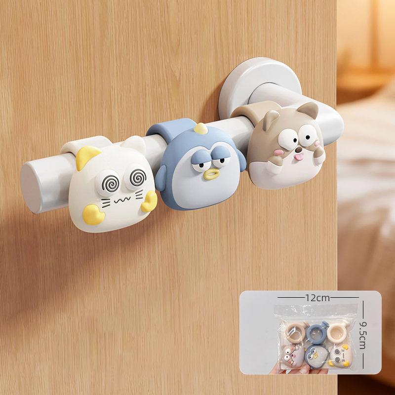 New Silicone Door Handle Anti-Collision Pad For Entrance Bedroom Door, Anti-Collision Window Handle, Anti-Collision Door Stop