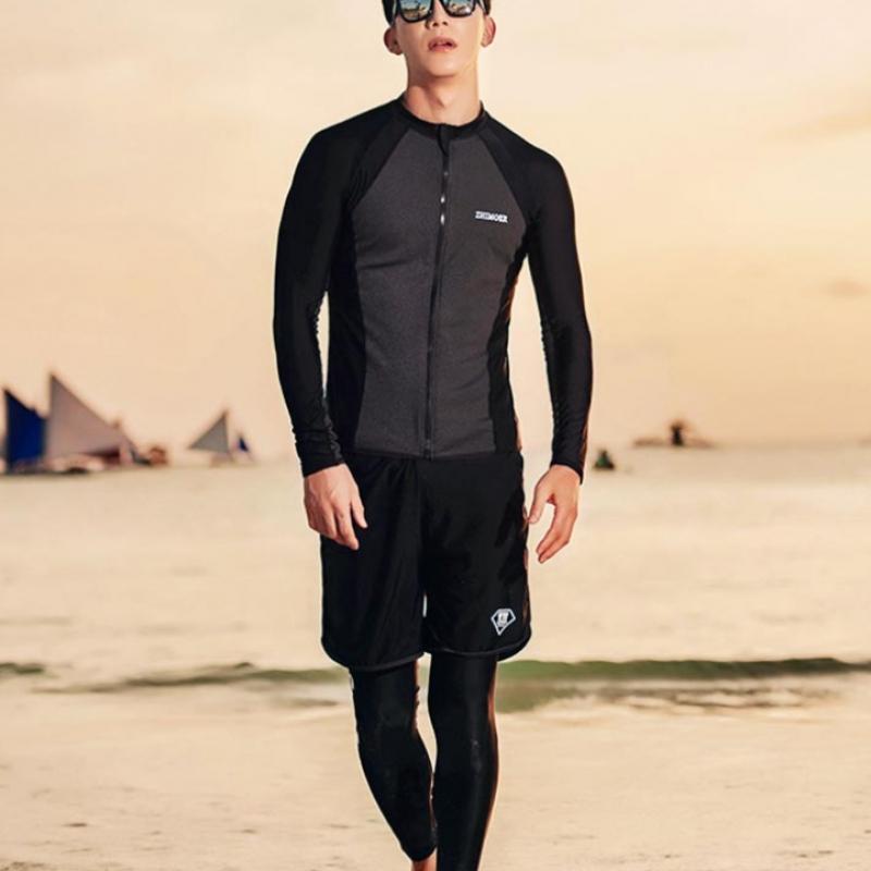 Fruitry Men S Couple raSh Guard Set Black M 4xl