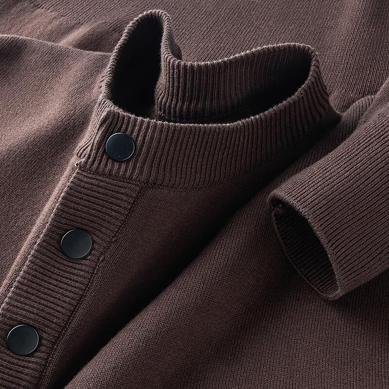 

Мужской трикотажный свитер FAPAI из смесовой хлопково-шерстяной пряжи с круглым вырезом 2XL (54)