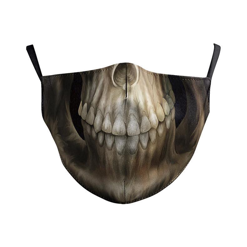 Funny Digital Print Cotton Face Mask Fashion Creative Dustproof Reusable Daily Protective Face Cover
