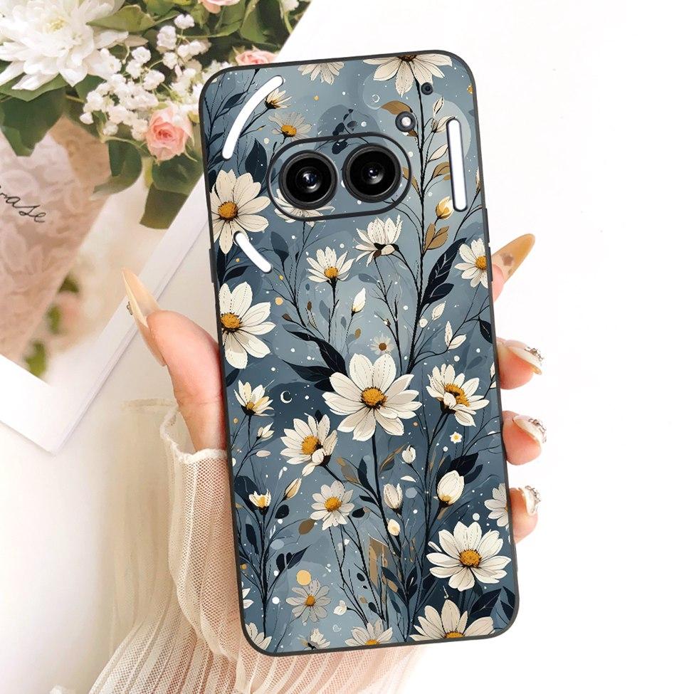 Cover For Nothing Phone 2a Case A142 Silicone Cute Cat Fashion Butterfly Funny Painted Casing For Nothing Phone (2a)