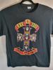 Guns'n Roses Retro Appetite for Destruction Lodo T Shirt Black Size Large Unisex T-Shirt