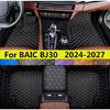 For BAIC Beijing BJ30 2024 2025 2026 2027 Full Coverage Car Floor Mats Auto Foot Protective Pad Leather Interior Accessories Mat