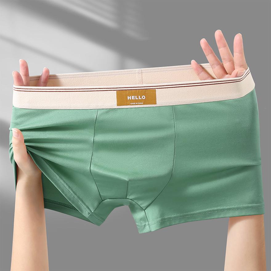 [New Arrival] Men's Youth Mid-Waist Boxer Briefs - Large Size Shorts