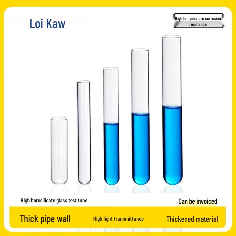 High Borosilicate Glass Test Tube 15x150mm