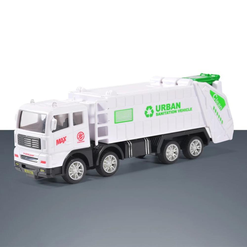 1pc Children's Toys Inertia Car Sanitation Garbage Truck Cleaning Sprinkler Rescue Car Simulation Car Toy Model Boys' Gifts Puz