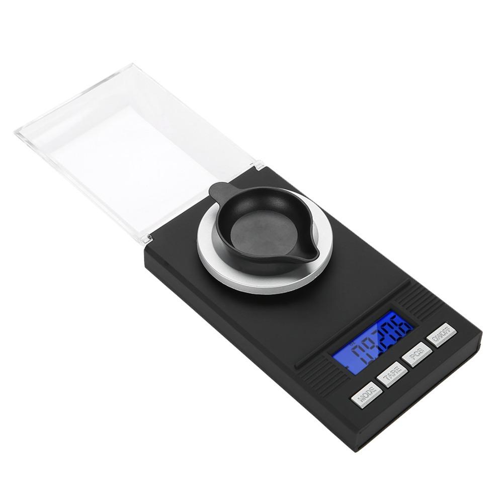 LED Digital Display Pocket Jewelry Scale Portable Design 0.001g Precision High Accuracy Scale Calibration Weights