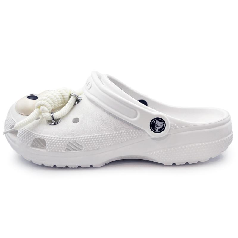 

Crocs Classic клоги EIGHT% Большие Глаза Милый Тренд Удобные Дырявые Туфли Унисекс Белый 41-42 белый