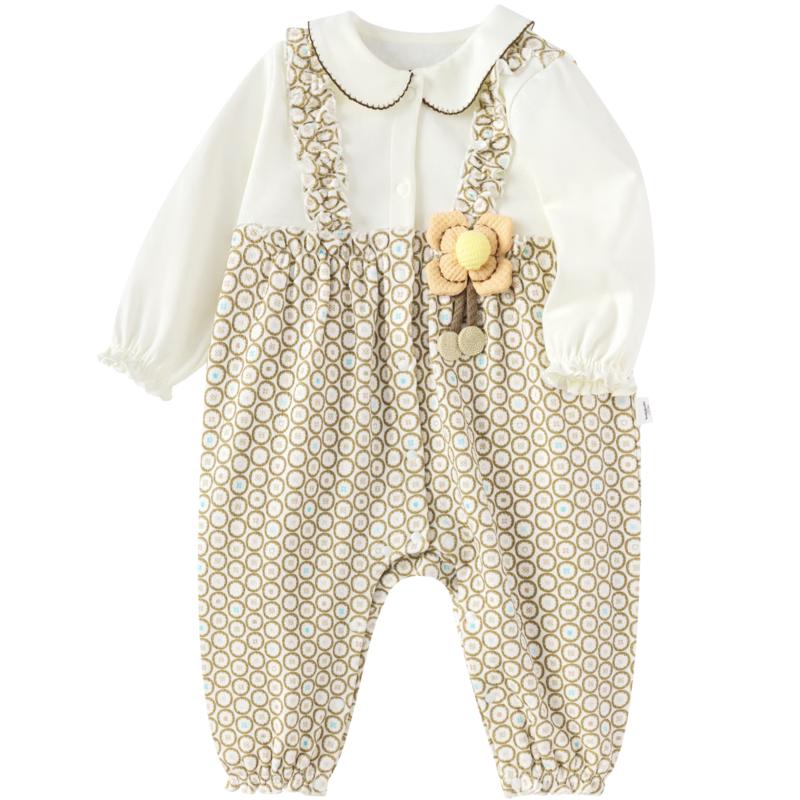 

Balabala Baby Long-Sleeve Open-Crotch Romper 80