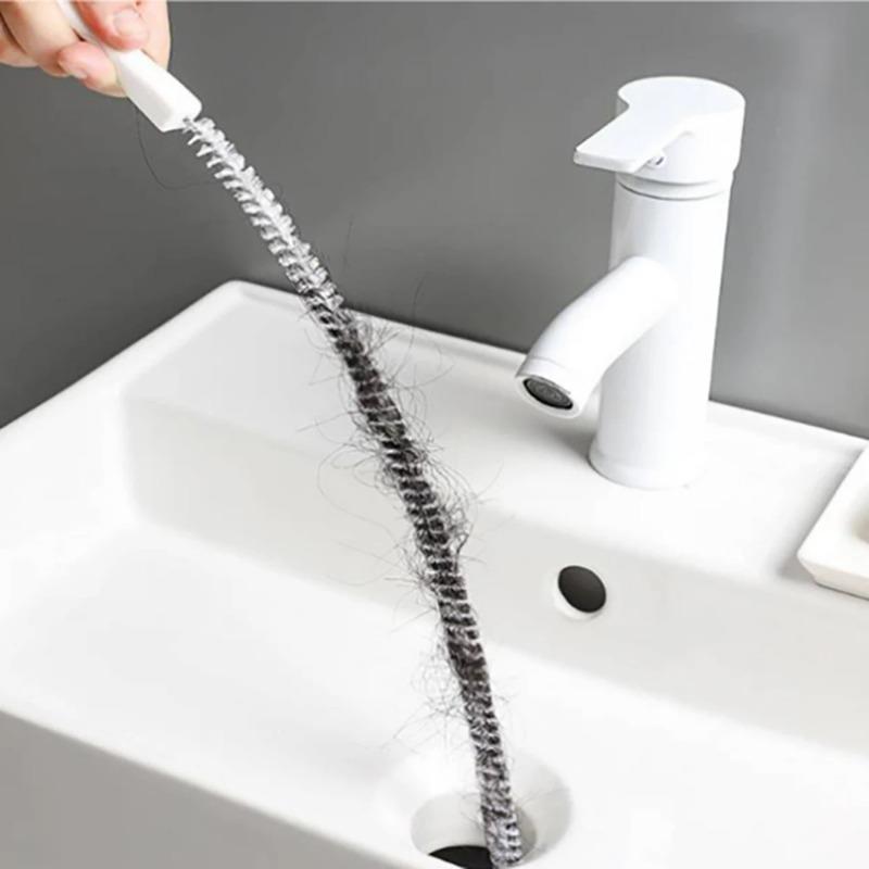 1/2 Stück Flexibles Abflussreinigerrohr Haarreiniger Waschbecken Reinigungsbürste Badezimmer Küche Rohrreinigungsgeräte