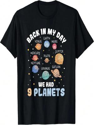 Pluto Quote We Had 9 Planets Galaxy Solar System Science T-Shirt
