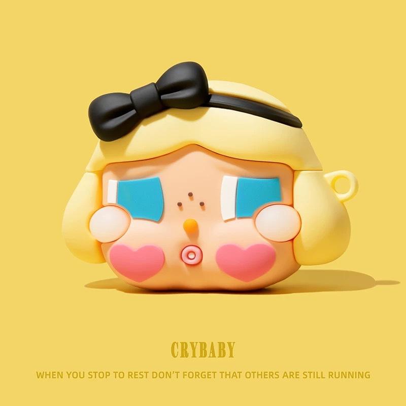 Cute Crying Baby AirPods Pro Apple Bluetooth Headset Case 1/1/1 Generation Cartoon Silicone Protective Case for Women