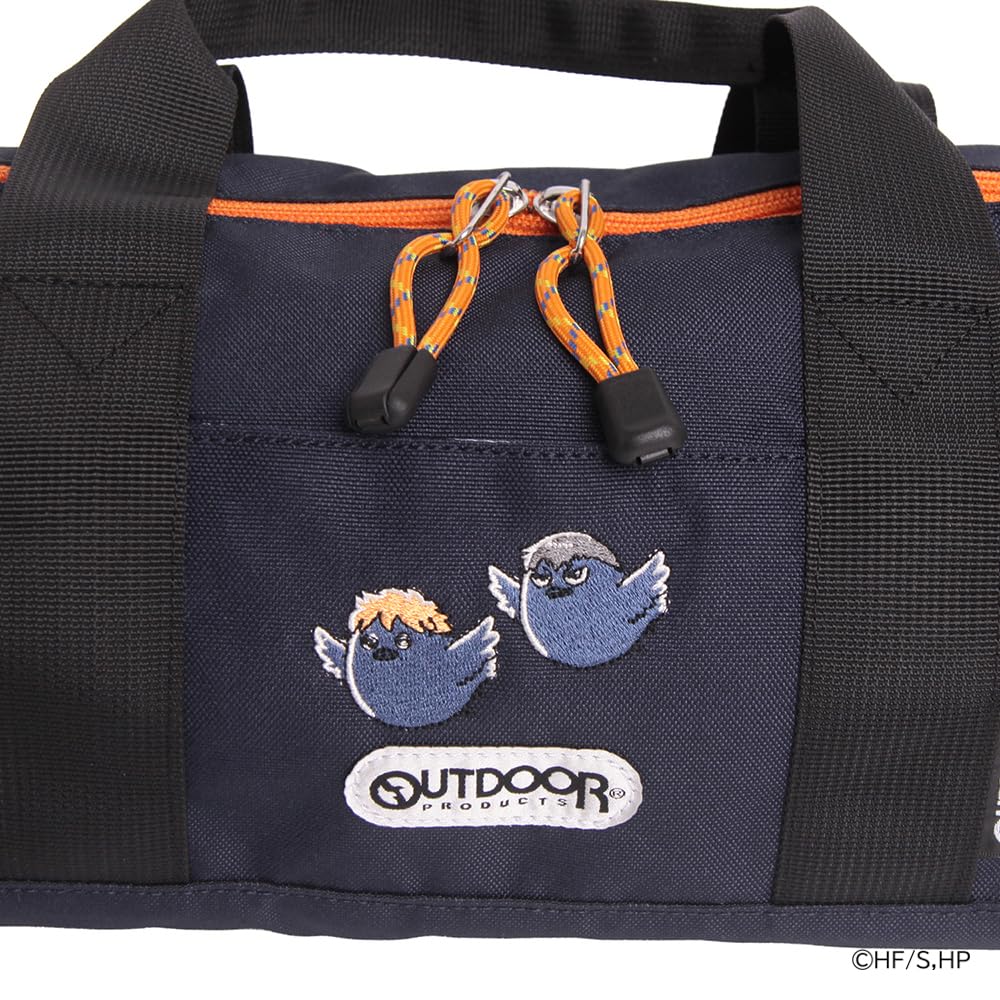 x OUTDOOR Mini Roll Boston Bag ODHQ102 Navy [Haikyu!! PRODUCTS]
