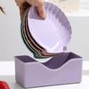 10PCS Nordic Style Shell-shaped Spit Bone Dish Microwave-safe Fruit Plate Dinner Dish  Food Scrap
