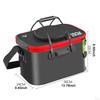 Fishing Bucket Fish Carrier Foldable Multifunctional Large Capacity Live Container with Strap