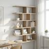 Wall Shelf Sonoma Oak 70 x 20 x 100 cm Engineered Wood
