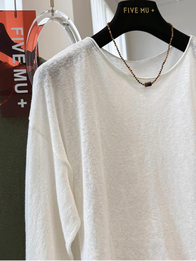 Clearance Bargains: Women's Plus Size Casual Round Neck Long Sleeve Solid Color Top
