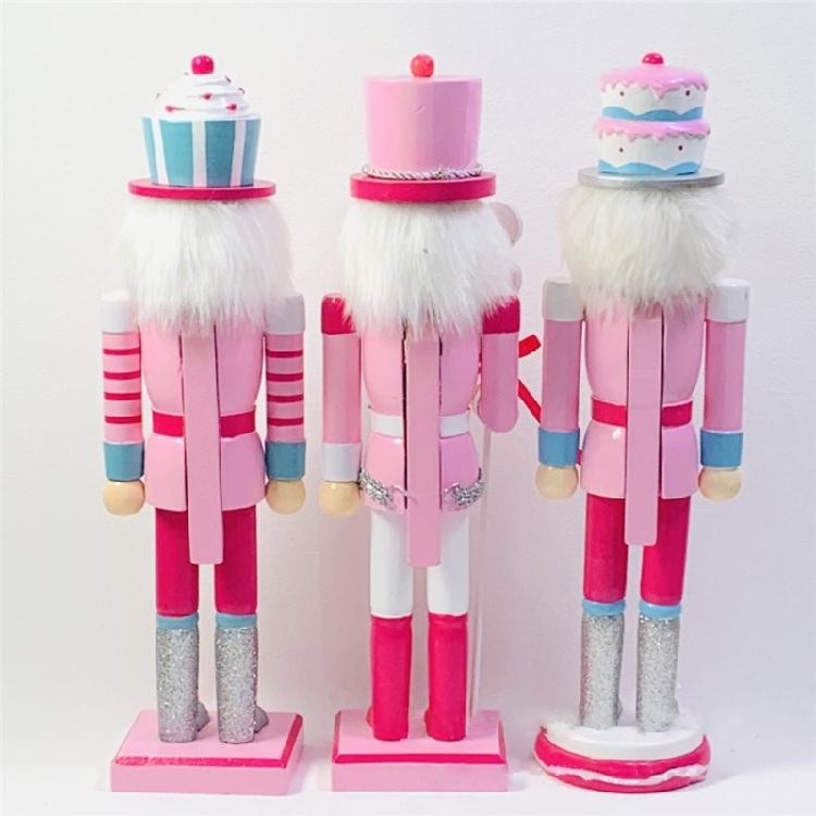 14 Inch Christmas Nutcracker Soldier Figurine Puppet Toy Home Decor New Year