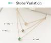 Power Stone Necklace Stylish Natural Stone Series Love Marriage Luck [Sakiya] - (Emerald) - Luck,