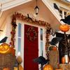 5Pcs Halloween Crow Decorations Realistic Handmade Feather For Home Decorations