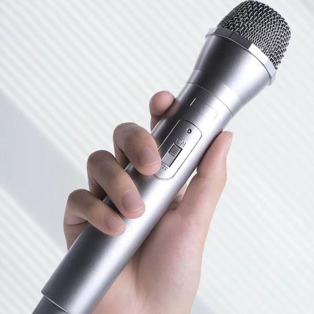 Realistic Prop Microphone Singing Practice Kids Microphone Toy Fake Prop Mic Dance Shows