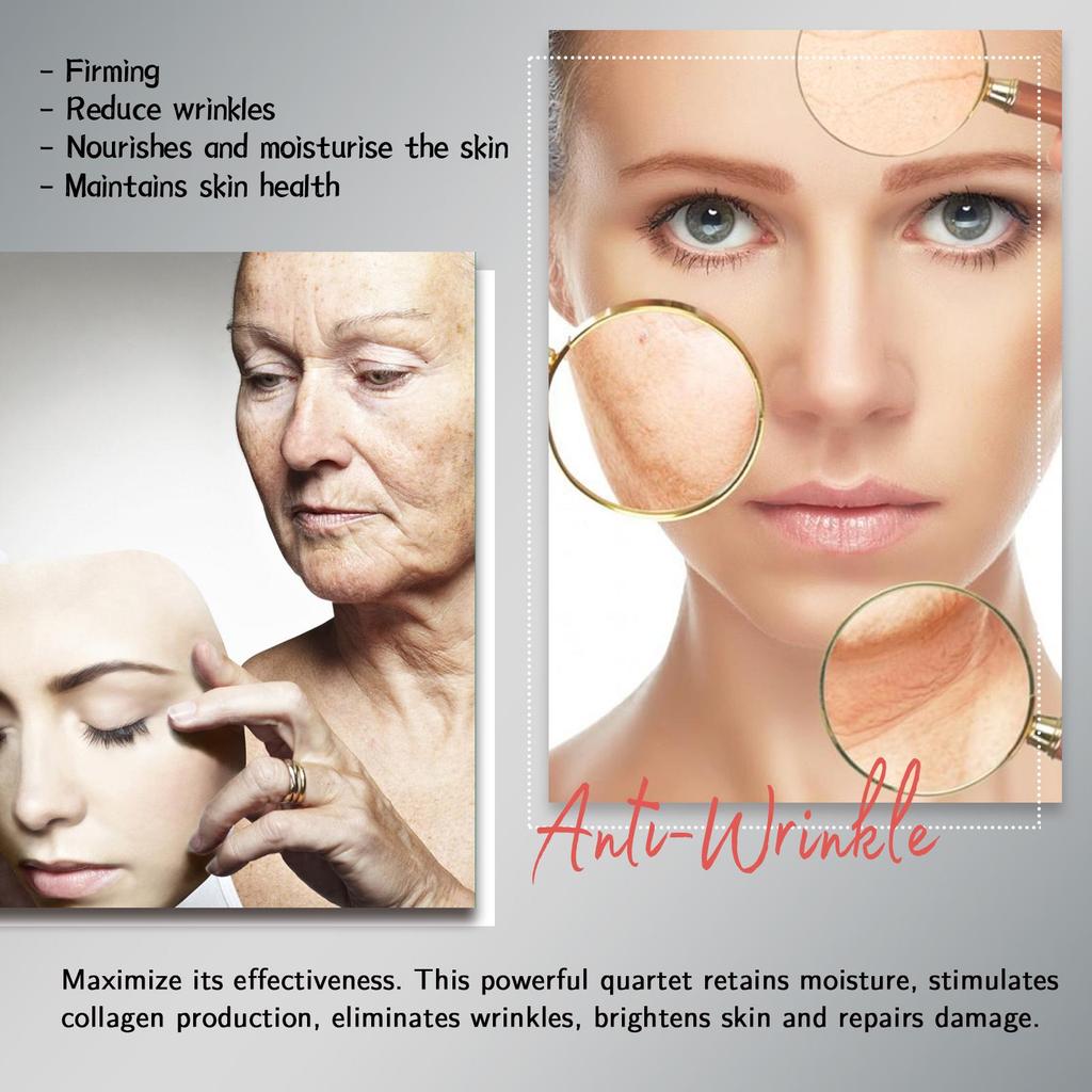 EELHOE CRÈME FIXANTE POUR LES RIDULES DU VISAGE Raffermissante Réparatrice Estompe les Pores