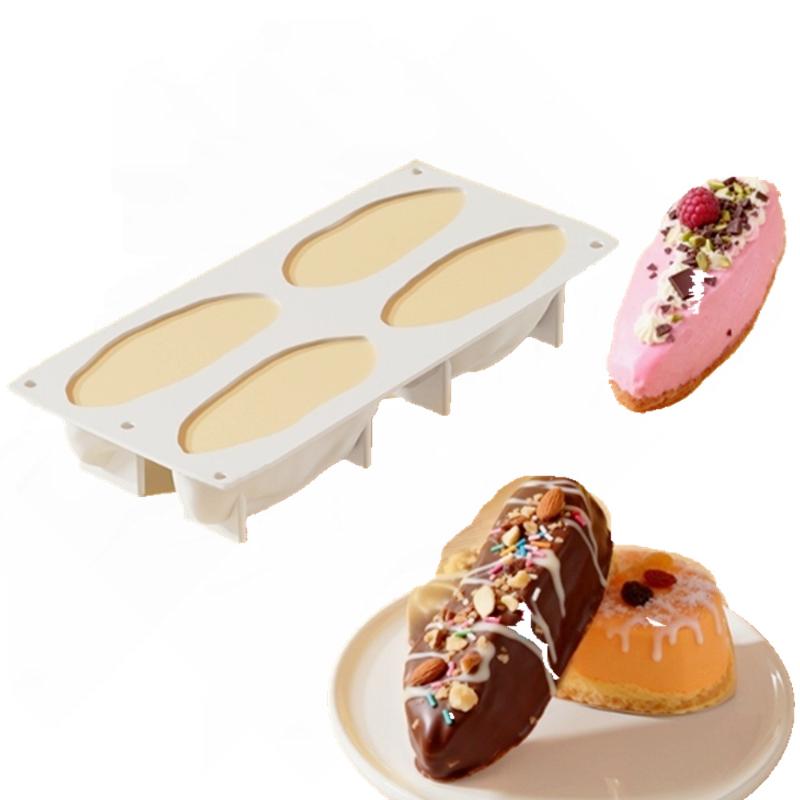 Innovative Silicone Mold 4 Cavity For Exceptional Pistachio Mousse and Dessert Baking