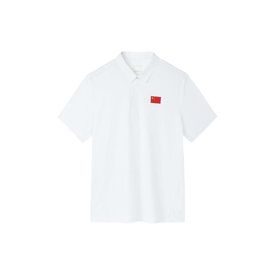 Anta Champion All Weather Collection Polo Shirt Men s White 152330104-4 S