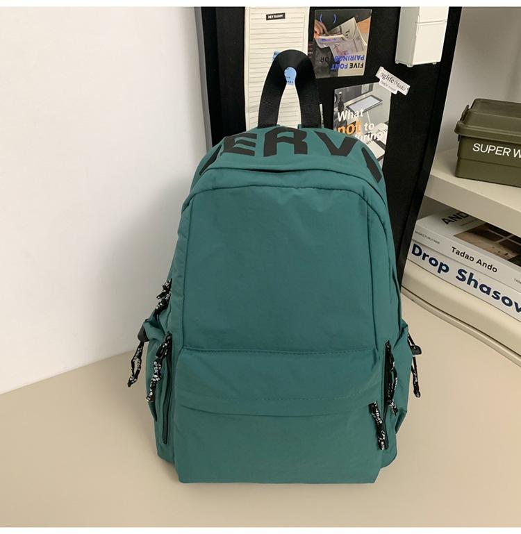 School Bag Female College Student Simple Personality Lightweight High School Student Large Capacity Backpack Men Commuter Backpack Men