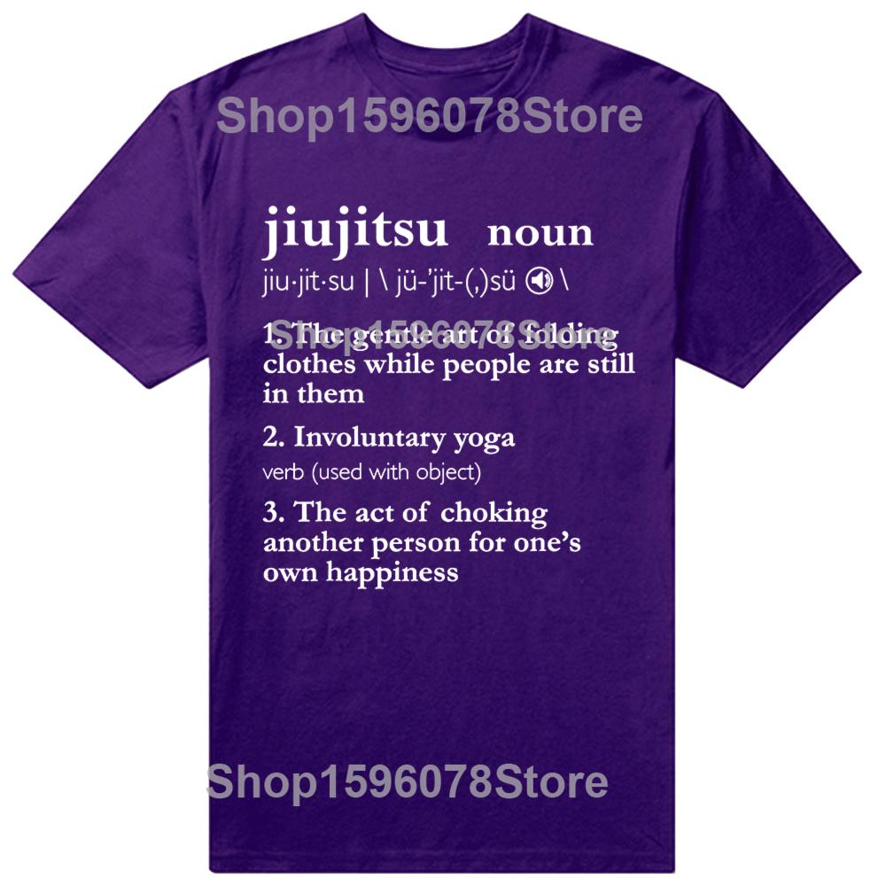 Brazylijskie Jiu Jitsu Zabawne Graficzne Koszulki BJJ Męskie Damskie Modne Codzienne Luźna Koszulka 100% Bawełna Luźna Koszulka Oversize