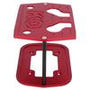 Battery Hold Down Tray Bracket Aluminum Ball Milled Fit for Optima 34 78 Batteries Red