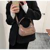 2023 New Arrivals Wine Red Urban Simple Pu Dumpling Bag Shoulder Crossbody Bag For Women