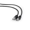 Patch Cord Kat.5e Osłonka Zalewana 1M Czarny