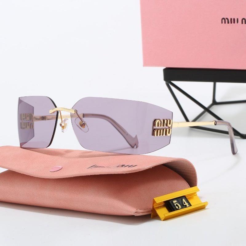 Miu Miu Frameless Women's Sunglasses, Anti-UV, Jang Wonyoung Edition (mumu54)