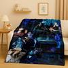 3D Billie Eilish Hit Me Hard and Soft Singer Flannel Blanket,Ultra Soft Warm Plush Throw for Home Bedroom Bed Sofa Cover Kids
