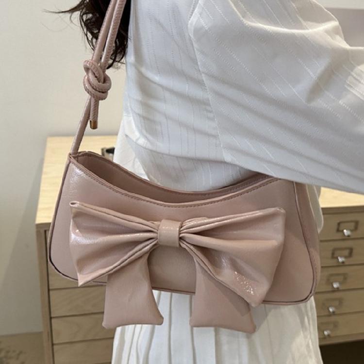 Small Crossbody Bags for Women Pu Leather Shoulder Purses Crossbody Bag Lightweight Bowknot Hoboes Bags Envelope Bags