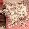 Federe per cuscini Princess in cotone di alta qualità Un paio di federe grandi con stampa floreale Biancheria da letto da 48 * 74 cm