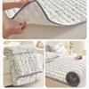 1pc Skin-Friendly Breathable Soft Square Pattern Sandwich Waterproof Mattress Protector,Bedspread,Mattress Cover,Fitted Sheet