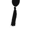 Empty Refillable Glass Vintage Perfume Bottle with Antique Black Bulb Sprayer with Tassel 75ml
