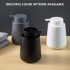 Functional Travel Ceramic Pump Bottle Convenient Ceramic 400ml Foaming Dispenser for Easy Carry of Liquid Toiletries