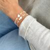 Vlen Natural Shell Beaded Bracelet Stretch Heart Cross Dainty Bracelets Stackable Pulseras Jewelry for Women