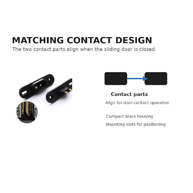 1 Set Sliding Door Contact Switch for Car Van Alarm and Central Locking Systems